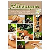Format: DIN A1 (594 x 841 mm) Werbeschild für Massage A1, Werbeplakat Plakat Poster Werbung Wellness