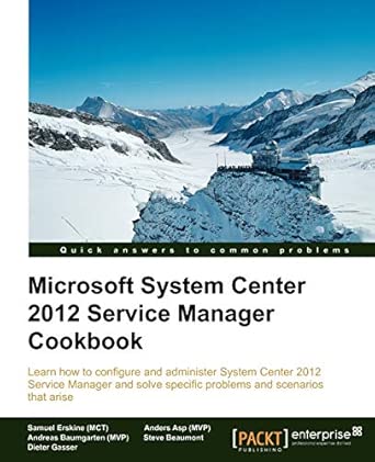 Microsoft System Center 2012: Service Manager Cookbook book cover