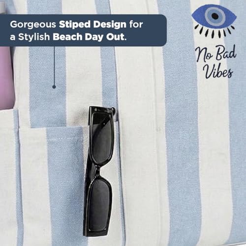Image of Folkulture Beach Bag | Large Waterproof Beach Tote Bag for Women, Beach Essentials, Travel & Vacation Essentials