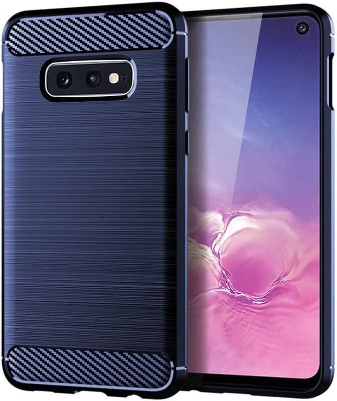 Image of Basic Case for Samsung Galaxy S10E (Carbon Fibre Blue)