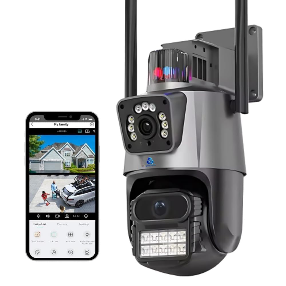 Supercam TwinView 5+5MP FHD Dual Lens Outdoor WiFi CCTV Camera | Dual Screen View | Color Night Vision | AI Motion Detection | Two-Way Talk | IP66 Waterproof Security Camera-image-33