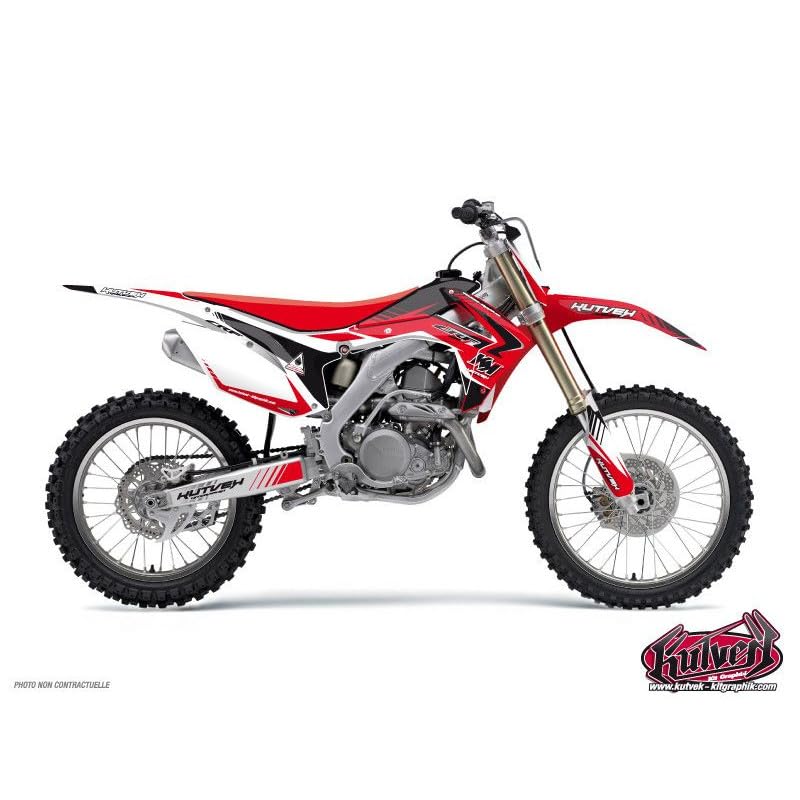 Kit deco moto cross Pulsar Honda 85 Cr noir autocollant carenage motocross Kutvek