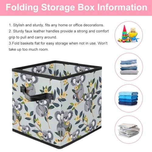 Cube de rangement koala pour organiser les vêtements de bébé
