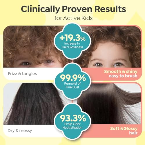 Image of GOONGBE Kids' Bath Time Set - Korean Silky Shampoo & Mild Body Wash - Complete Hair & Body Care for Sensitive Skin - Low pH, Silicone-Free Formula - Allergen Free Scent, 10.1 fl.oz each