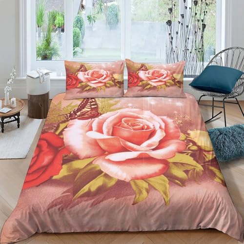 Fleurs vintage parure de lit microfibre pour des nuits douces