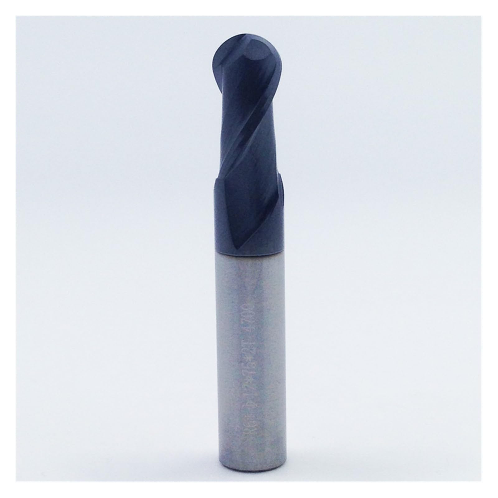 1pc R6 * 75 * 12D Echt HRC45 2 Flöten Hartmetall Legierung Ball Nase Ende Mühle Fräser CNC Router Bit