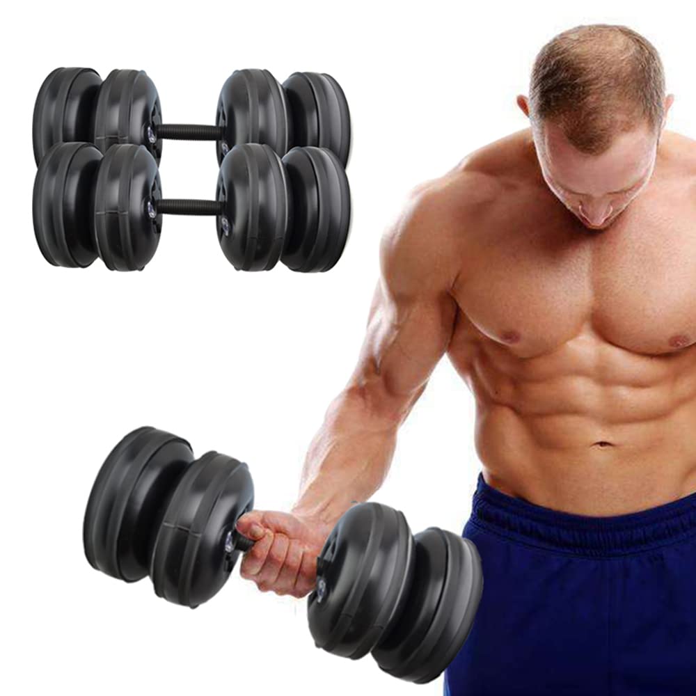 1-35 KG Water Filled Travel Dumbbell U2013 Top Fitness