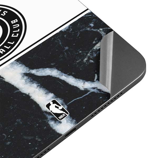 Skinit Decal Tablet Skin Compatible with iPad Mini 7 (2025) - Officially Licensed NBA Atlanta Hawks Marble Design