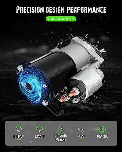 Image of SCITOO Starters New Compatible for Chevrolet Avalanche 1500 2003-2006 5.3L Express Vans 2004-2007 4.8L 5.3L Silverado 1500 2003-2008 5.3L 2004-2008 4.8L SSR 2003-2004 5.3L 6494N