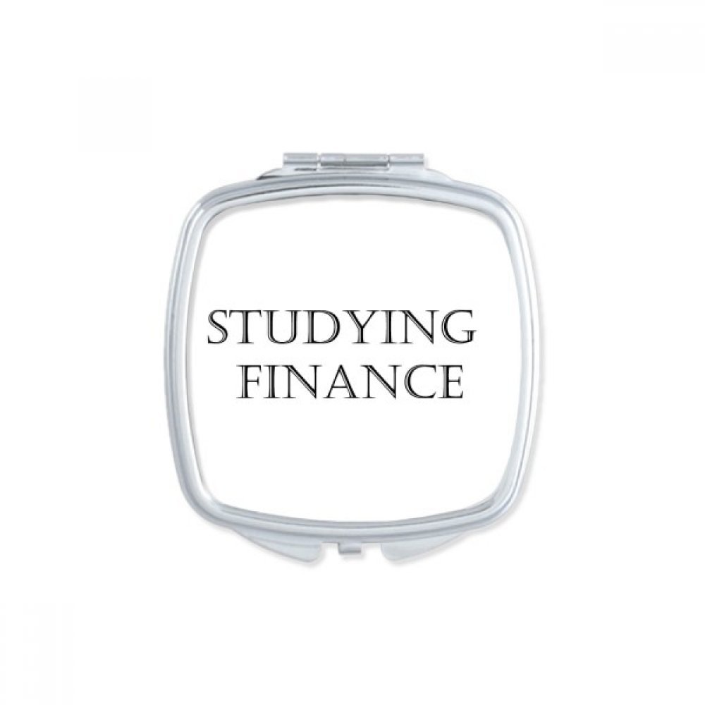Miroir de poche compact et portable avec motif étude pour maquillage