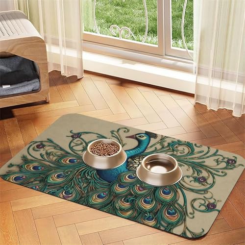 Tapis d'alimentation chien antidérapant et super absorbant - 2