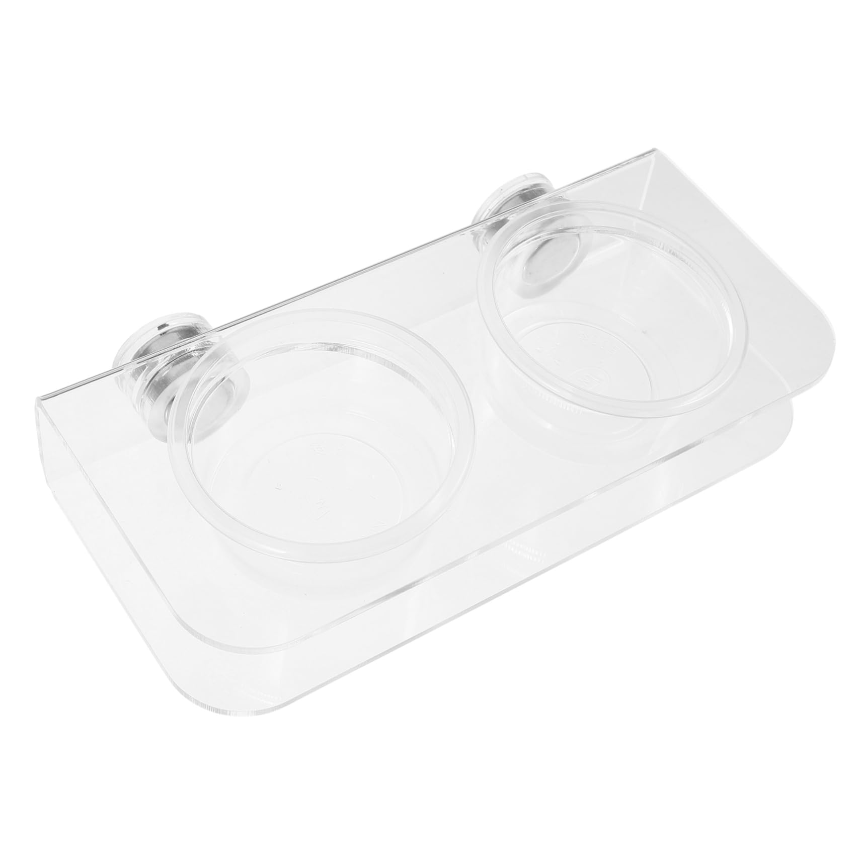 BESPORTBLE 4juegos Cuenco De Alimentación Magnético para Reptiles Plato De Agua y Comida para Lombrices y Reptiles Gran De Limpiar Accesorio para Terrarios