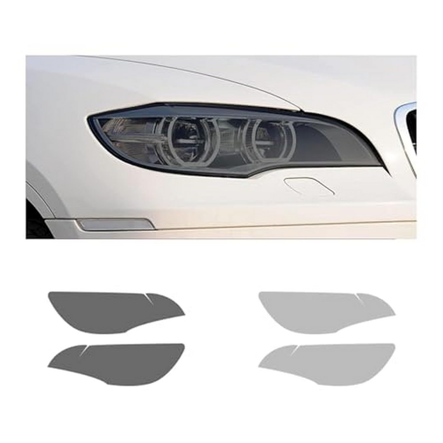 Película protectora para faros de poliuretano premium que preserva la estética del BMW X6