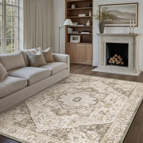 HUGEAR Vintage Blau Waschbarer Teppich 60x180cm LäUfer Flur rutschfest Weich Vorzimmer Tepich Kurzflor Schlafzimmer Retroteppiche KüChe Bedroom Brücken Hallway Carpet Akzent Blau 60 x 180 cm