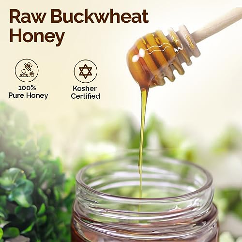 OneRoot Raw Honey Bundle 500g Buckwheat y 1.1 lbs Canadian Wildflower miniatura 4
