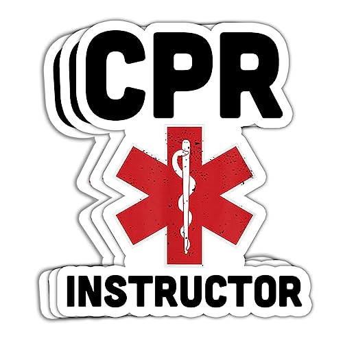 MAIANEY CPR Instructor Sticker CPR Saves Lives Sticker First Aid