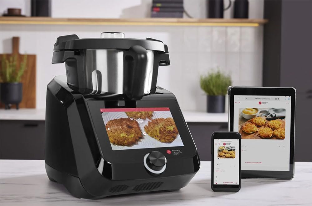 PSIDE Silvercrest Monsieur Cuisine Smart Black Edition SKMS 1200 B1, 1200 W, Schwarz