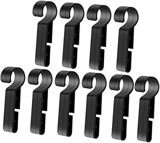 HEALLILY Head Lamp 50pcs Clip hook Non-slip buckle light strip flash Buckle helmet light mounting clip plastic hook Accessories lamp clip headlight plastic lamp holder bracket Hard Hats