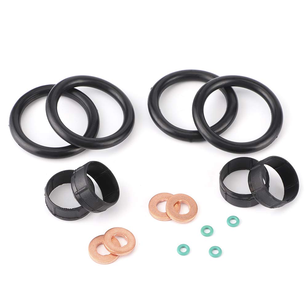 Kit guarnizioni iniettori carburante Rondella O-ring di ricambio adatto per Nemo Xsara C1 C2 C3 198196 (1 confezione)