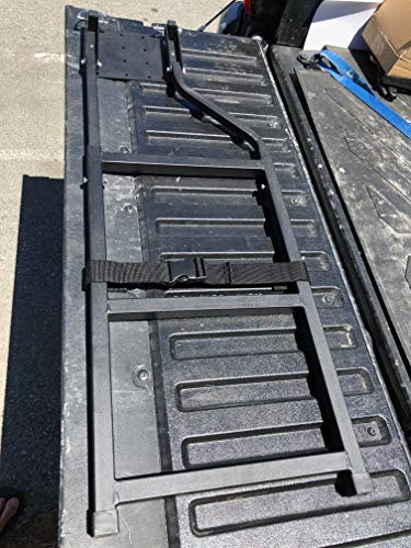 Beech Lane Pickup Truck Tailgate Ladder - Universal Fit, Stainless Steel Self Drilling Hex Screws for Easy Install, Durable Aluminum Step Grip Plates, and Sturdy Rubber Ladder Feet - Thumbnail 5