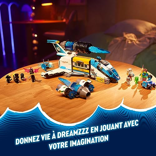 LEGO 71460 DREAMZzz Le Bus de l’Espace de M. Oz, Jouet de Vaisseau Spatiale à Construire de 2 Façons, avec Mateo, Z-Blob & Logan, Jouets d'Aventure Créatifs, Cadeau pour Enfants, Garçons, Filles