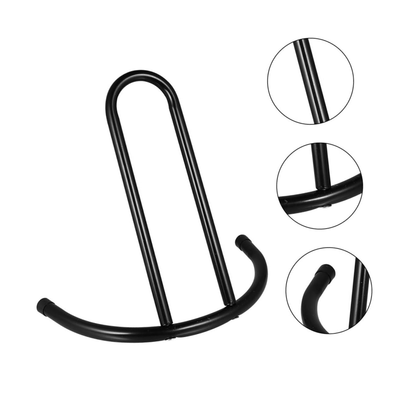 BESTonZON 2piezas Portabicicletas Soporte Metálico Para Bicicletas y Patinetas Soportes Para Estacionamiento Desmontable Para Interiores y Exteriores Equilibrado Adultos