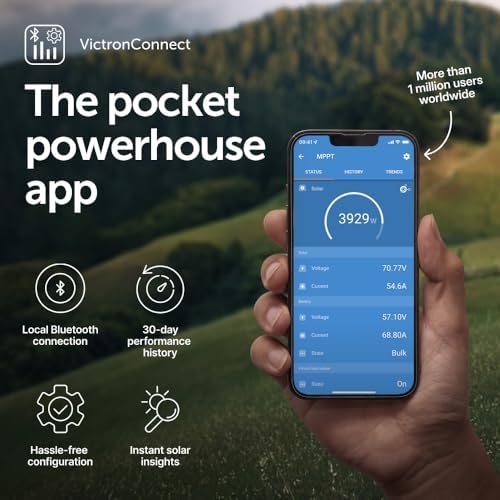 Victron Energy SmartSolar MPPT 100V 30 amp 12/24-Volt Solar Charge Controller (Bluetooth) - 5