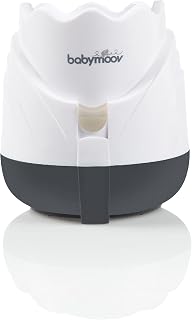 Babymoov Tulip Flaschenwärmer - Für Babyflaschen und Babygläschen, schnelles Aufheizen mit Dampf, universell mit Adapterring, automatische Abschaltung, Babykostwärmer
