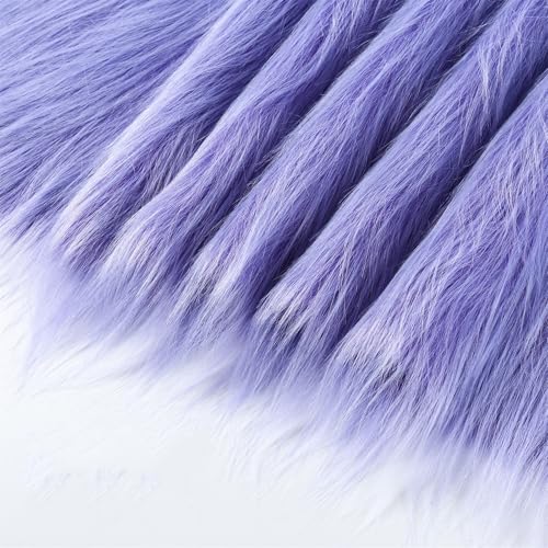 Fausse fourrure long poil 12cm anti-effilochage pour loisirs