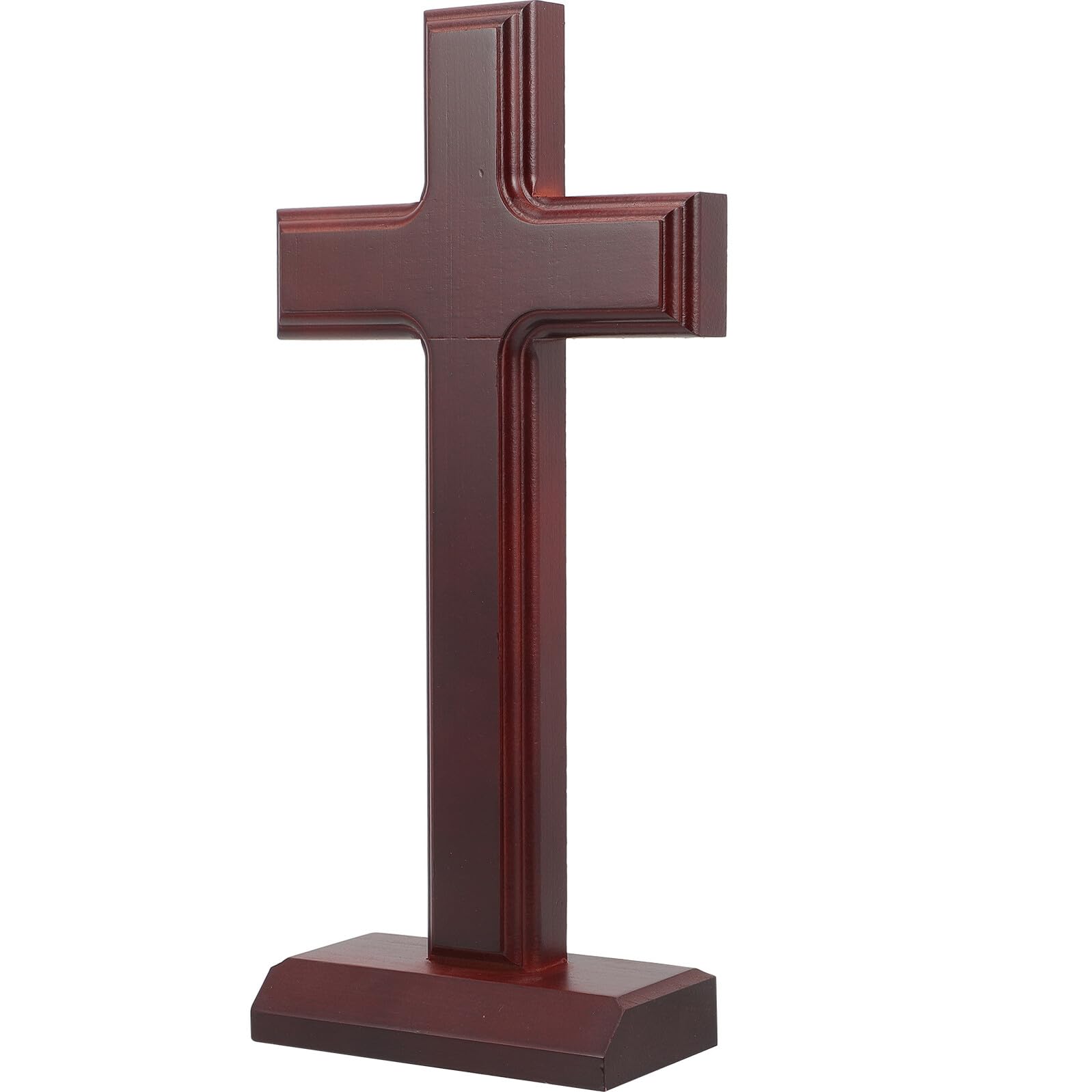 Cruz de madera para sesion fotografica y decoracion elegante en mesas de comedor modernas