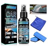 LIKFCBOND Ölfilm Entferner, 100ML Auto Glasölfilm Entferner, Car Oil Film Remover, Klar und hell ohne Kondensation, Ölfilmentferner für Windschutzscheibe, Car Window und Rearview Mirror