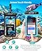 Hiearcool Universal Waterproof Case, Waterproof Phone Pouch Compatible for iPhone 17 16 15 14 13 Pro Max XS Plus Samsung Galaxy S22 Cellphone Up to 8.3
