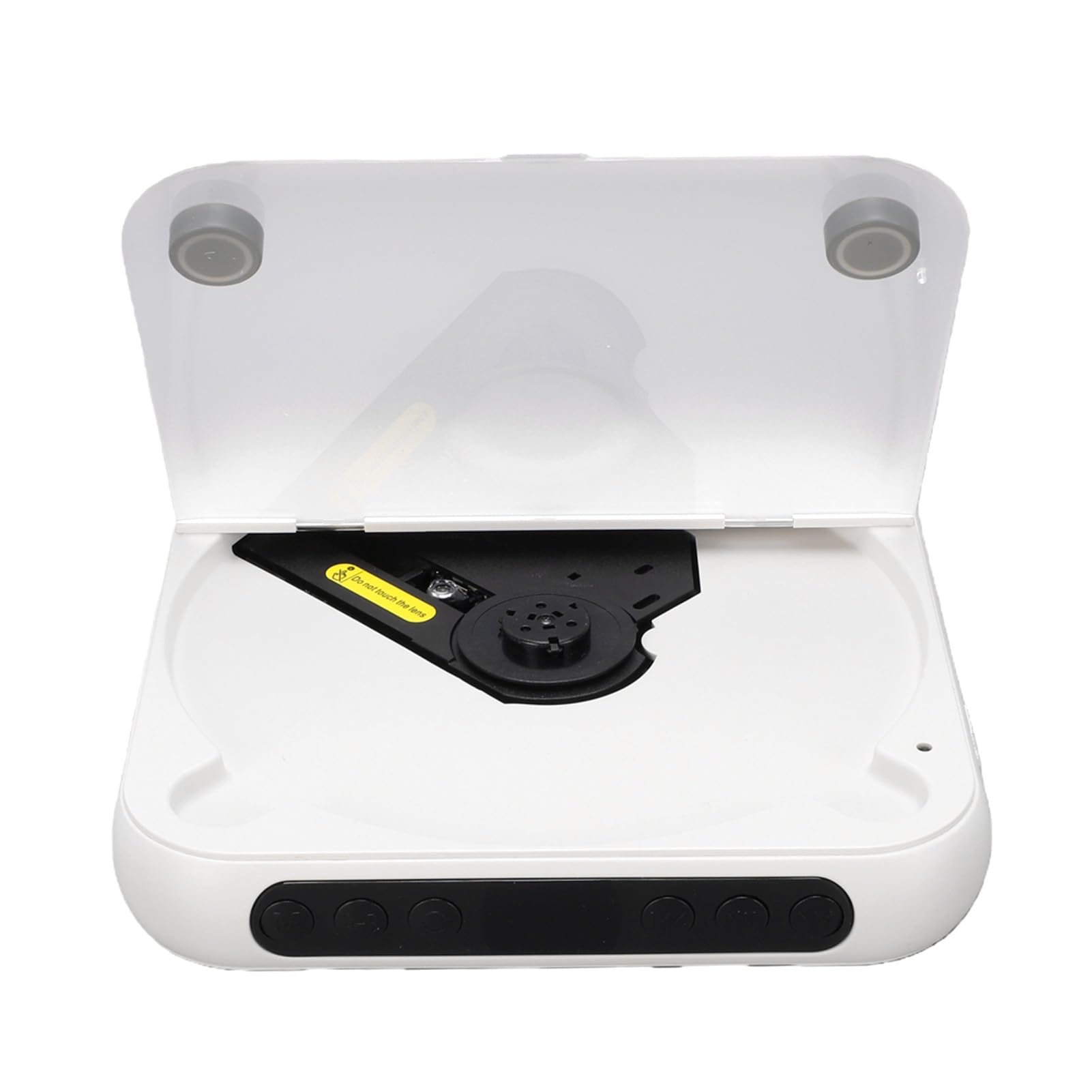 Bewinner Lettore CD Portatile Bluetooth con Audio HiFi, Radio FM, Ingresso AUX da 3,5 Mm, Batteria Ricaricabile da 2000 MAh, Lettore Musicale Compatto Anti-salto per Viaggi in Auto, Uso