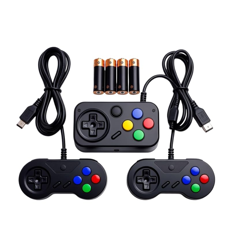 [2026] EVO Retro Preloaded Electronic Game for TV (GS4- Pro S) | Instant Plug & Play, HD, Adapter included, Dual Controllers-image-20