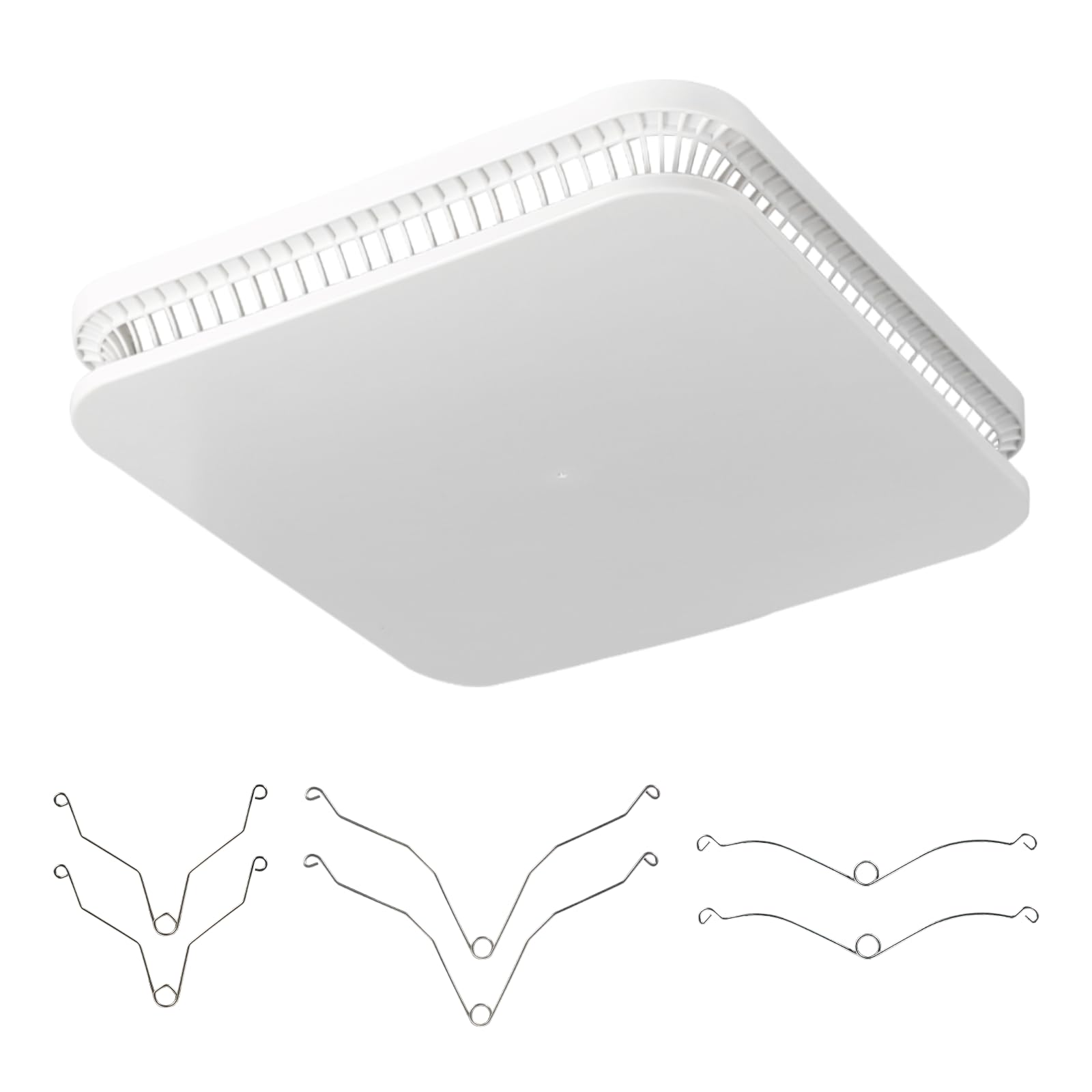 13.25" x 13.25" Broan-Nutone FG701S Universal Cleancover, FG701S Bathroom Vent Fan Cover for Broan-NuTone Fans, Ventilation Cover Bathroom Ceiling Fan Cover with Spring Clips