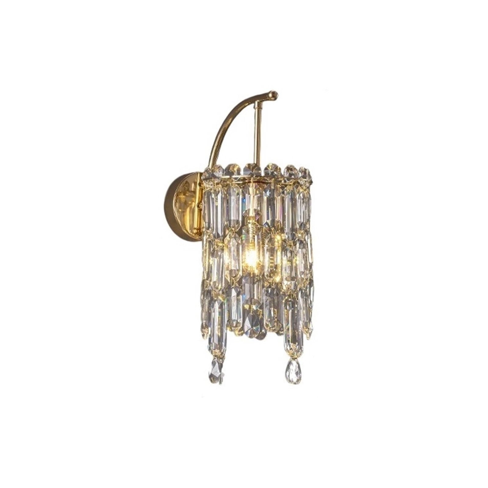 WQQYU6HKF Lights Light Luxury Crystal Decorative Wall Lamp for Bedroom Dressing Table Lamps