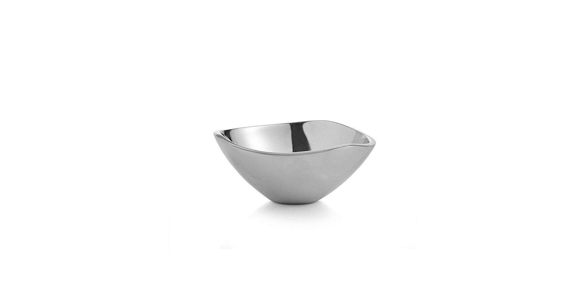 Nambe　皿 Amazon.com | Nambe Tri-Corner Salad Bowl | Chilled Serving