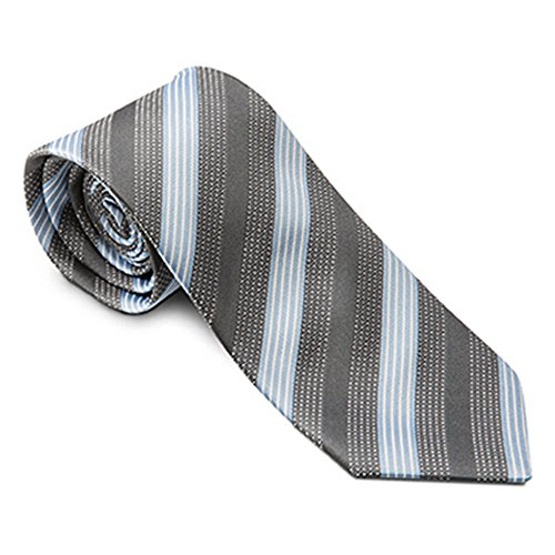 Greiff Corporate Wear Herren Krawatte Hellblau/Grau gestreift Modell 6900
