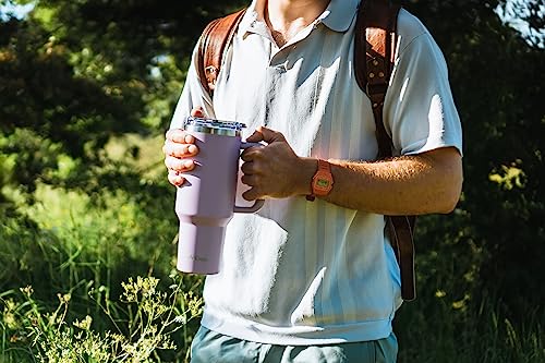 SoleCup. 40oz Travel Mug with Handle, Lid and Two Straws, Drinks Stay Hot for 8 Hours, Cold for 24 Hours - Image 3