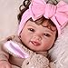 BABESIDE Lifelike Reborn Baby Dolls- Mia, 17 Inch Cute Realistic-Newborn Baby Doll Poseable Real Life Baby Dolls Girls with Gift Box for 3+ Year Old