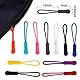 50 Stücke Zipper Pulls, 25 Farben Zipper Etikett Starke Nylon Schnur, Zipper Pull Ersatz für Rucksäcke, Jacken, Gepäck, Geldbörsen, Handtaschen, Sweatshirt