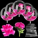 10 Pcs Clear Bobo Balloons for Stuffing Transparent Bubble Reusable Bobo Balloons 10 Pcs Simulated F