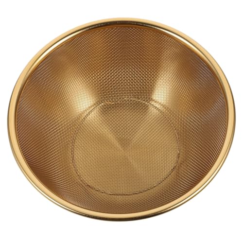 LABRIMP 1 juego Escurridor de Verduras Inoxidable con Colador y Recipiente de Drenaje para Lavado de Arroz Cocina