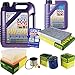 Produktbild QR-PARTS 69346740 Filter Set Inspektionspaket 6 Liter Motoröl Leichtlauf High Tech 5W-40 MANN-FILTER Innenraumfilter Kraftstofffilter Luftfilter Ölfilter