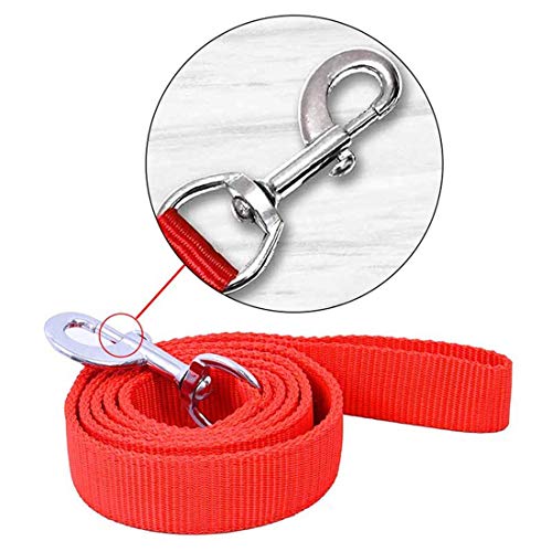 Image of No Pull -Step in Soft Padded Buckle Dog Harness and Collar Leash - Escape Proof Adjustable Combo for Walking Training Hiking Outdoor (Red, Extra Small)