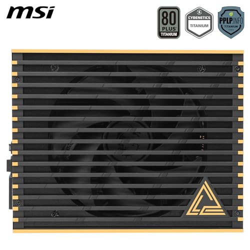 MSI Meg Ai1600T PCIE5 ATX 3.1 - Alimentatore da gioco modulare completo - Certificato 80 Plus Titanium 1600 W - Condensatori 100% giapponesi da 105 °C - Alimentatore ATX - Alimentatore - Immagine 2