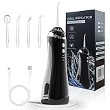 Cordless & Portable Water Flosser – Rechargeable Oral Irrigator for Teeth Cleaning for Braces, Implants & Gum Care