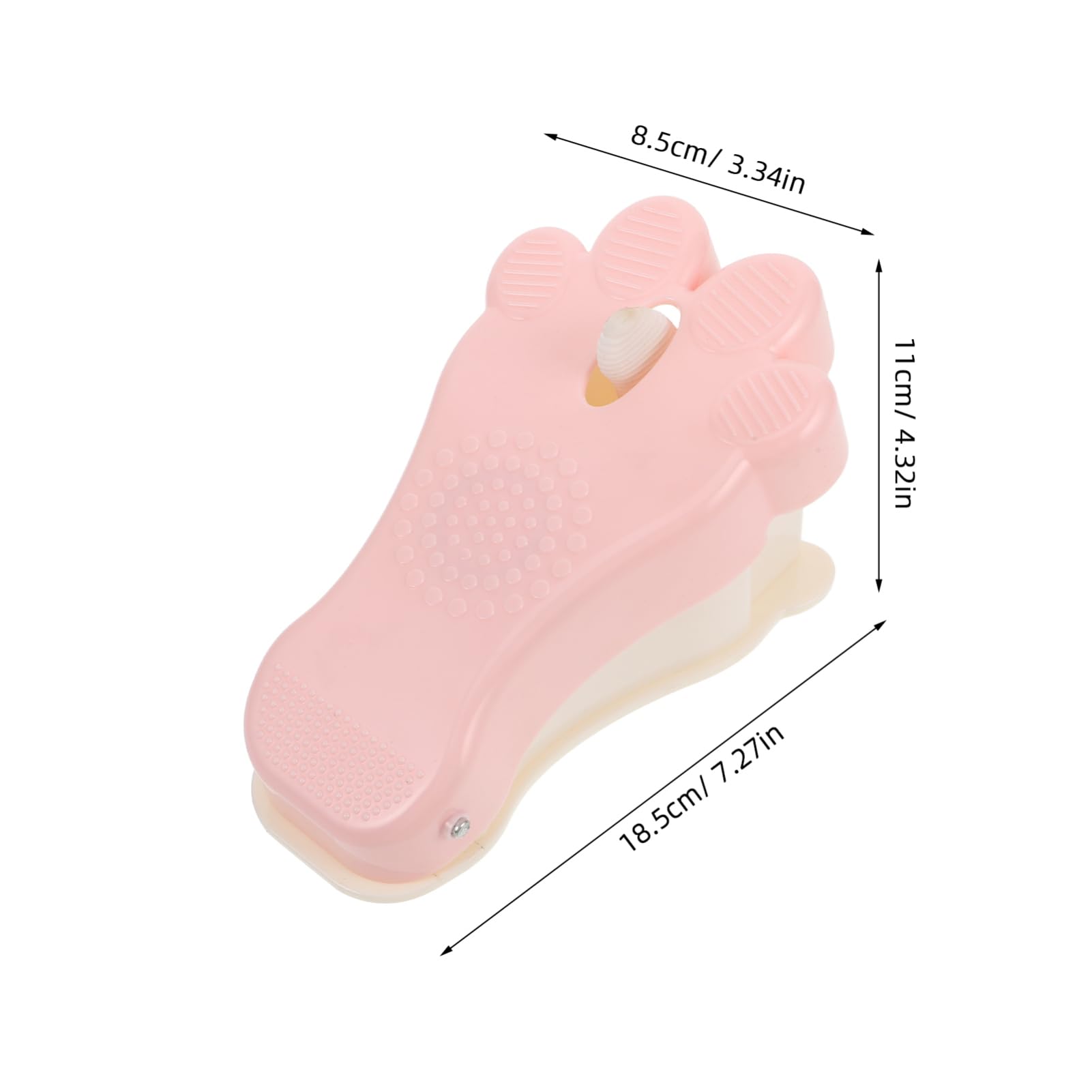 IWOWHERO Pregnancy Safe Foot Cleaning Brush Effortless Toe Gap Cleaner Suction Cups for Shower