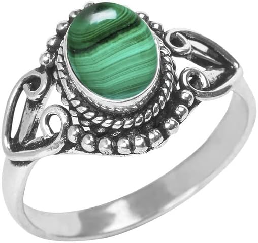 Miniatura 10 de Anillo de piedras preciosas, anillo de plata, anillo hecho a mano de superposición de plata, joyería bohemia, anillo de plata para mujeres niñas