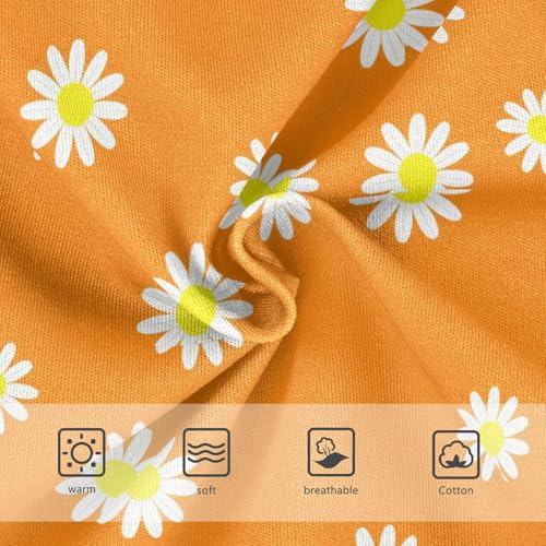 Flowers Floral Orange Toddler Girls's Underwear 2T 23028933